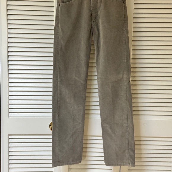 Levi's Vintage Cords Runs Smaller than W29 Fine Wale Grey Cotton - Picture 2 of 11